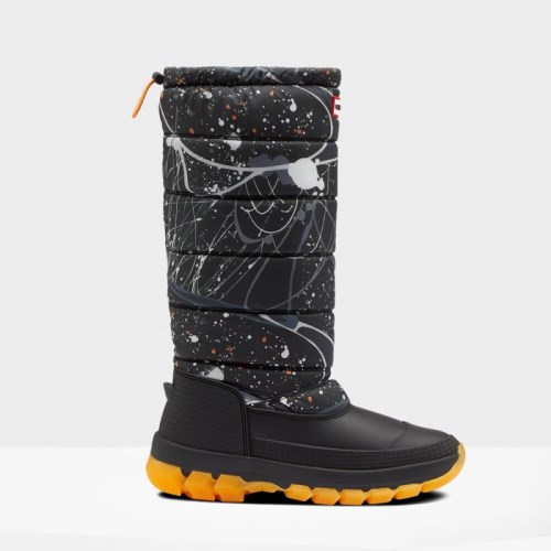 Hunter Original Printed Insulated Tall Snow Boots (I365Y) Ireland